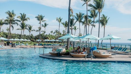 The pool at OURTRIGGER Kona Resort and spa