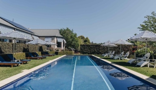 the outdoor magnesium pool at Bells at Killcare